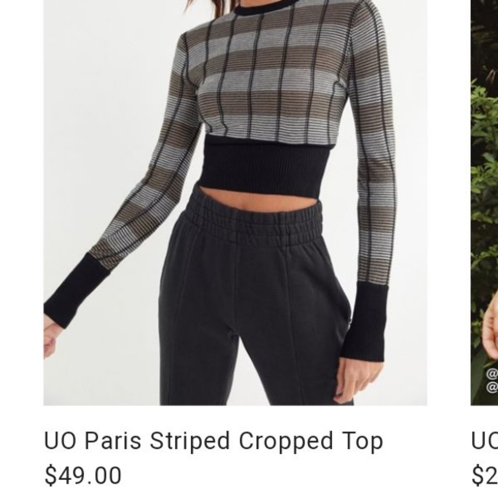 ISO Paris Striped Top UO